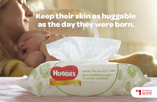 Keep their skin as huggable as the day they were born. #1 Branded WIPE